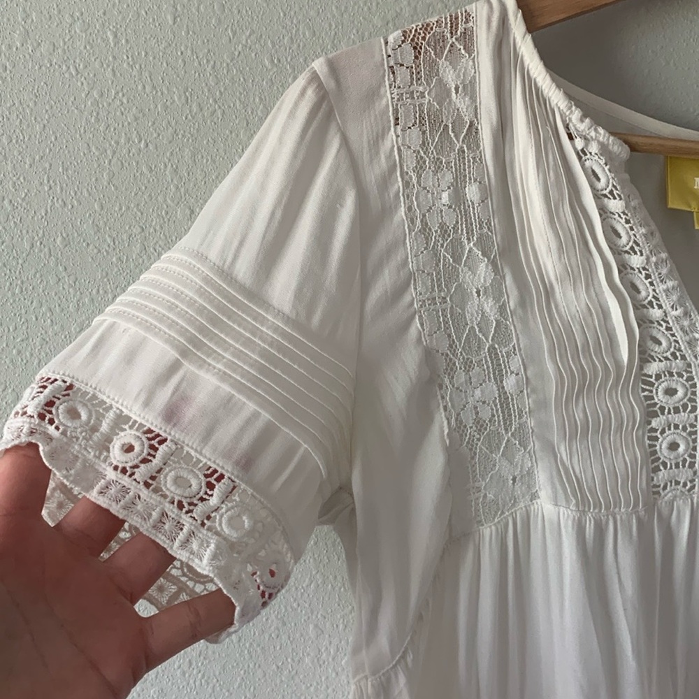 Anthropologie | Maeve Tiered Lace Tunic - Picture 5 of 7